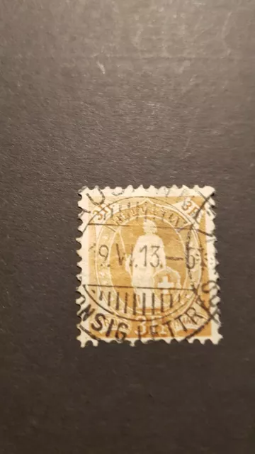 Schweiz 1907 gest. Z-Nr. 100 B