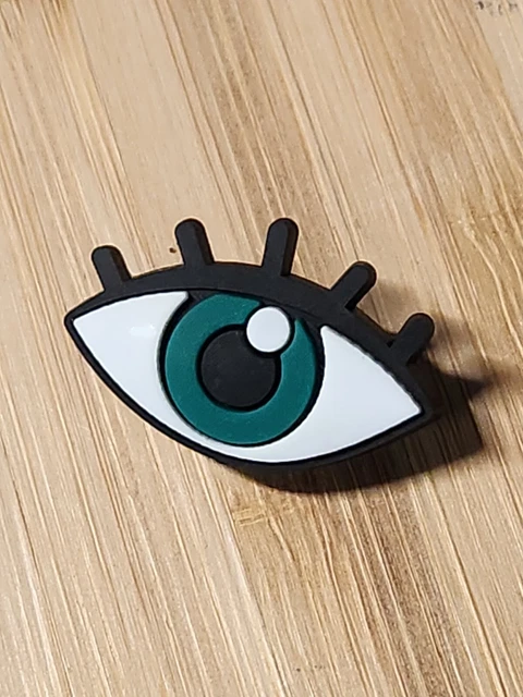 Eyeball Crocs Charm Charm for Crocs Eye Croc Charm Eye Shoe Charm Eyeball