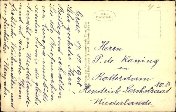 Ak Graz Steiermark, Stadtpanorama gegen Süden vom Schlossberg aus - 3859410 2