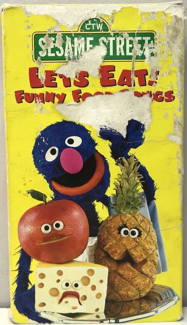 SESAME STREET LET’S Eat Funny Food Songs VHS £43.19 - PicClick UK