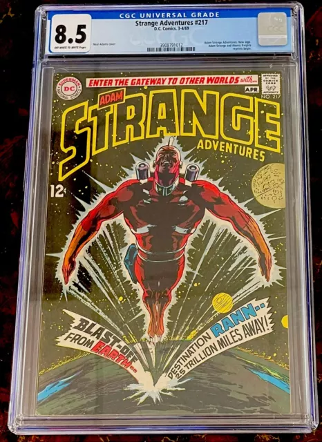 Strange Adventures 217 CGC 8.0 Adam Strange Neal Adams