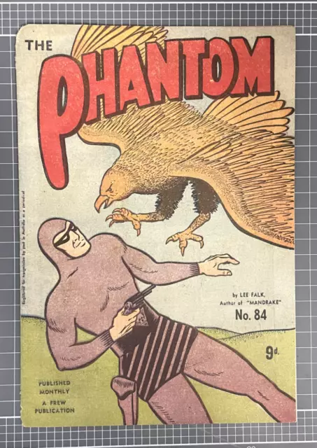 The Phantom #84 Frew Publications *Scarce* Australian Comic 1955 Fn