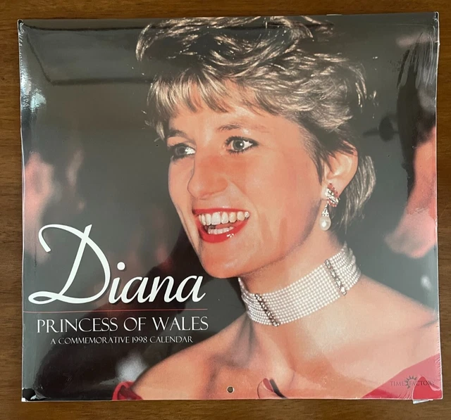 DIANA PRINCESS OF Wales Commemorative 1998 Calendar New 1.99 PicClick