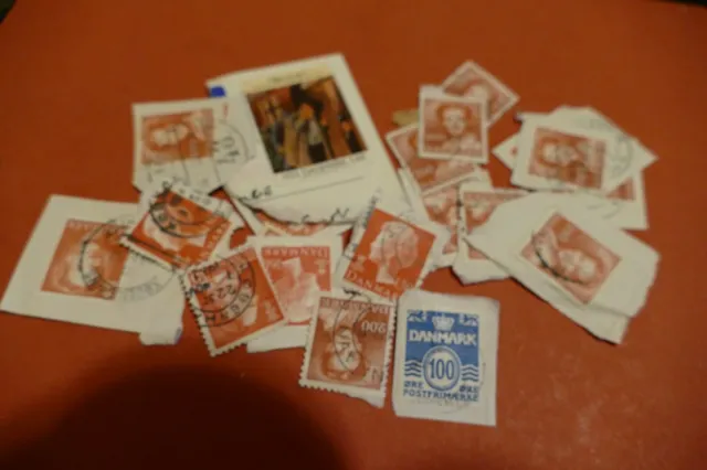 20 Denmark used  postage stamps philately postal philatelic kiloware