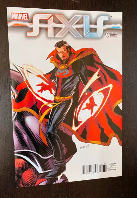 AXIS #6 (Marvel Comics 2015) -- Avengers Vs X-Men 1:50 Dr Strange VARIANT