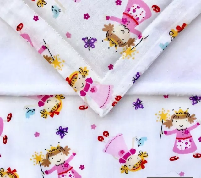 DOLLS PRAM COT Blanket Pillow Bedding Set Magical Fairy Princess