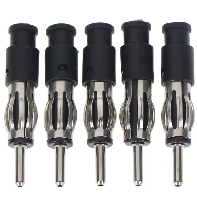 5pcs Car CD Radio Male Aerial Antenna Plug Adapter Plastic Handle Connector