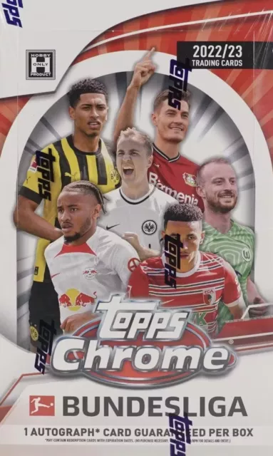 Topps Chrome Bundesliga 22/23 - Brand New Complete 100 Card Base Set