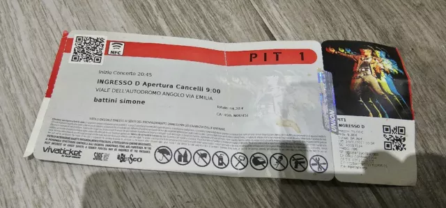 Biglietto Tiket Vasco Rossi Modena Park Pit 1 E Documento Vivatiket Come Da Foto