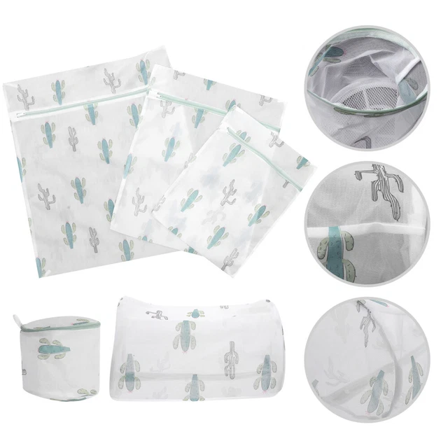 Sacchetti Per Lavatrice, Set Da 7 Retine Salvabucato Con Cerniera Nascosta, Per Reggiseni, Lana, Maglieria E Viaggi