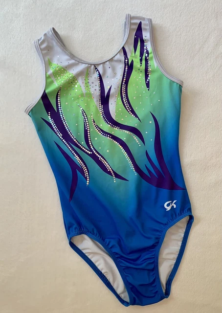 GK ELITE Leotard Gymnastics DREAMLIGHT Mardi Gras SEQUIN BLING Ombre Tank AL GK ELITE Leotard Gymnastics DREAMLIGHT Mardi Gras SEQUIN BLING Ombre Tank AL