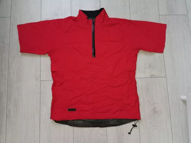 Galvin Green Gore-tex Paclite "S" Mens Red Short Sleeve Golf Jacket