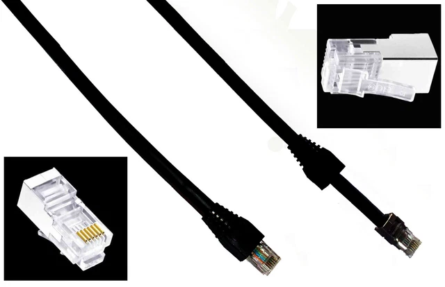 CAVO ADSL 1 Metri Telefono Estensione Spina Internet Ad Alta Velocità - Foto 11