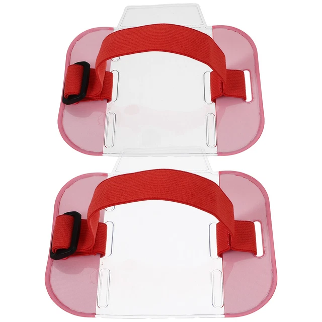 2pcs Armabzeichenhalter elastische Armband -Abzeichen Arbeiter Karten Halter