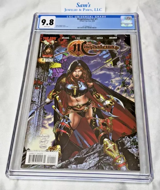 Magdalena #v2 #1 CGC 9.8 ❄️Snow WHITE Pages❄️ 2003 Image/Top Cow Comics