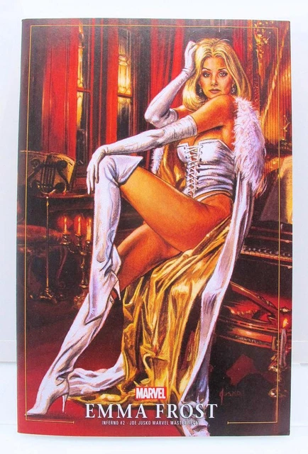 Inferno #2 Variant Cover by Joe Jusko, Marvel Comics; Reign of X Emma Frost