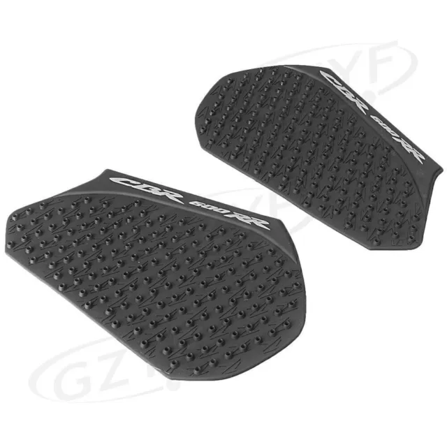 For Honda CBR600RR 2013-2016 Black Fuel Gas Tank Traction Side Pads Protector