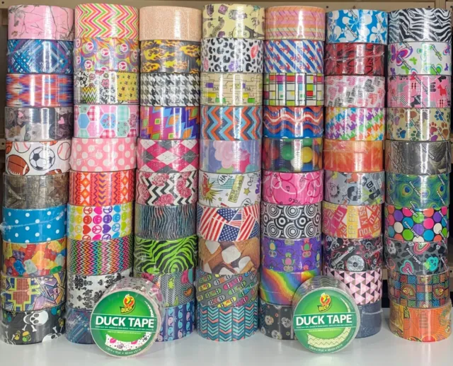 YOU PICK PRINTED & Pattern Duck Brand Duct Tape Rolls - New