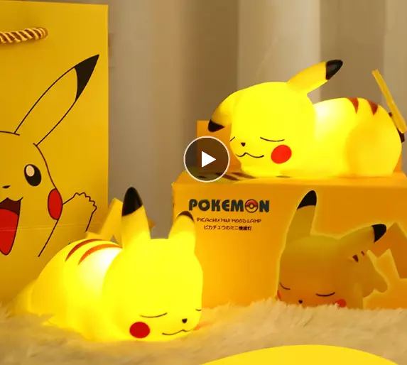 LED Lampe - Schlafendes Pikachu - Einzigartige Pokémon-Magie für Ihr Zuhause!