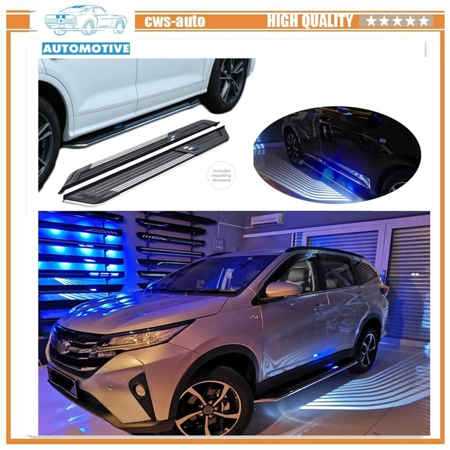 2PCS Fits for Infiniti QX70 FX35 2008-2017 Running Board with LED Lights NerfBar
