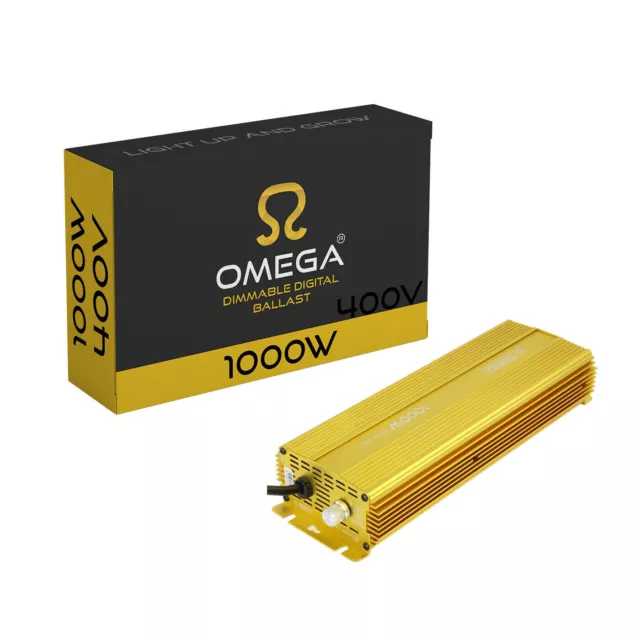 Omega 1000W (400V) Digi-Pro Digital Dimmable Ballast Hydroponics Grow Light