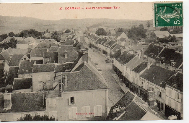DORMANS - Marne - CPA 51 - vue panoramique sur les établissements Goulet Turpin