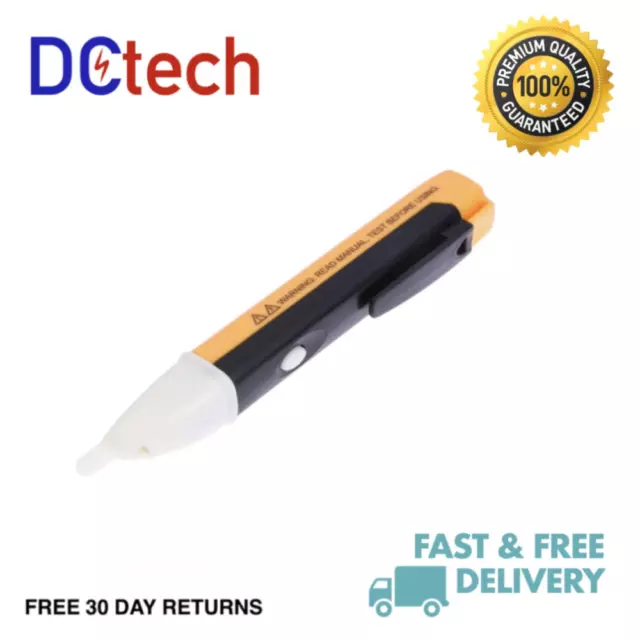 Electric Voltage Pen Power Alert Detector Tester Uk 1Ac-D Volt Non Contact