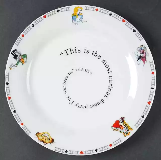 Cardew Design Alice in Wonderland's Cafe Dinner Plate 8430590