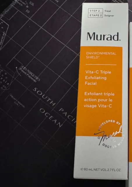 MURAD - Vita-C Triple Exfoliating Facial - 80ml - BRAND NEW/SEALED - 2 FOR SALE