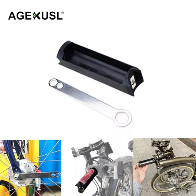 AGEKUSL Bike Hidden Tool Box Storage Babin Box With Hex Wrench Use For Brompton