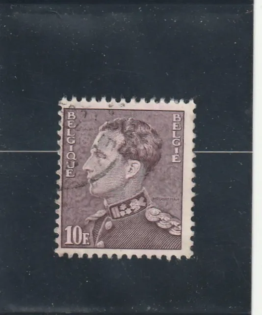 L5585 BELGIQUE timbre Y&T N° 434A de 1936-46 " Leopold III " Oblitéré