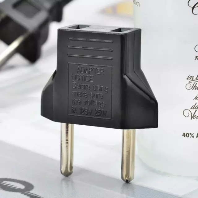 5 STCK. USA/USA auf Europa Euro EU Reise Ladegerät Adapter Stecker Steckdose Konverter 3