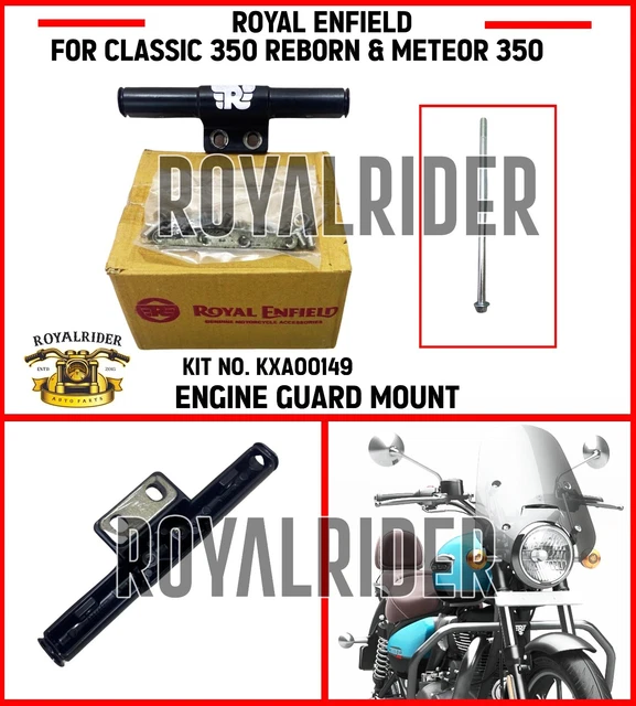 ROYAL ENFIELD &ENGINE GUARD MOUNT" For Classic 350 Reborn & Meteor 350