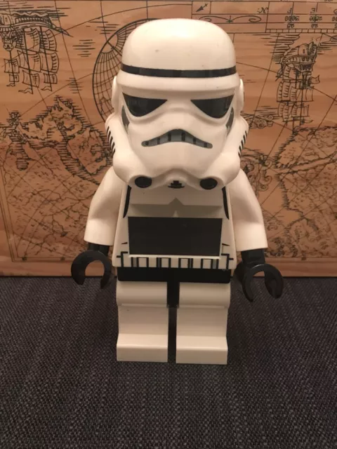 Lego Star Wars Storm Trooper- Battery Powered Alarm Clock- Preowned