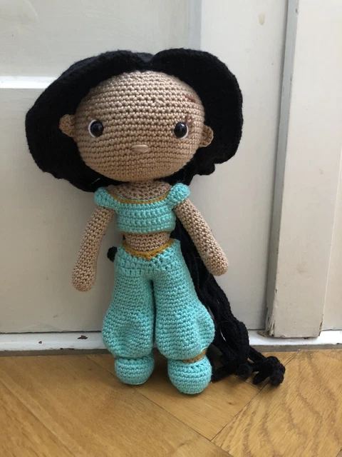 Amigurumi Disney Jasmine / Aladdin / Puppe, Handarbeit gehäkelt