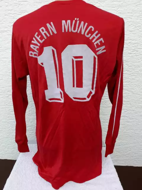 FC Bayern München Trikot adidas 1989/90 rot M L Home Heim Jersey Shirt Opel 80s