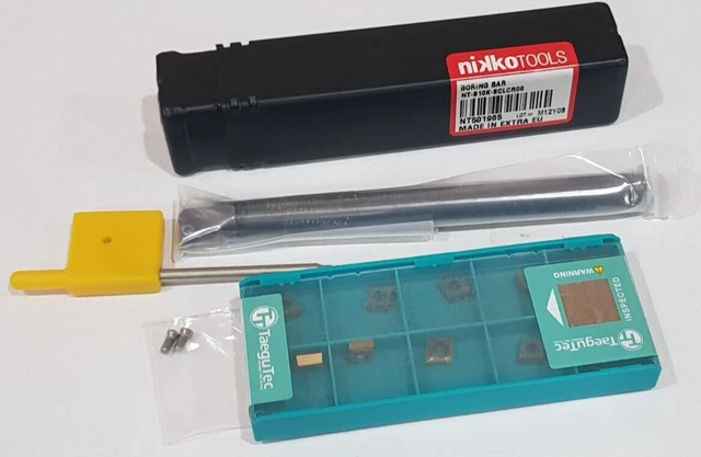 1pc NT-S10K-SCLCR06 Boring Bar NIKKOTOOLS + 10pcs CCMT 060204 FA TT5080 TAEGUTEC