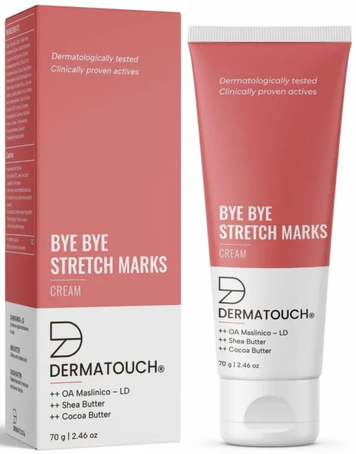 DERMATOUCH Bye Bye Crema Estrías Embarazo para Reducir las Estrías 70G