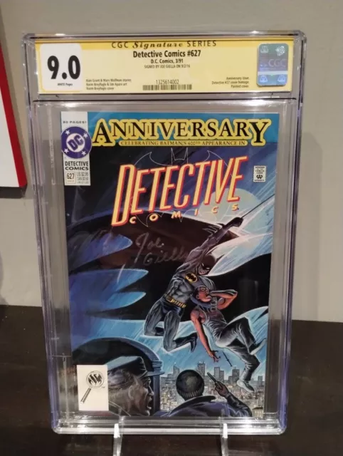 Detective Comics #627 CGC Signature Series 9.0, Signed by Joe Giella, Batman