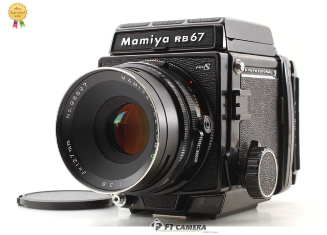 NEAR MINT] MAMIYA RB67 Pro S Waist Finder Sekor C 127mm Lens