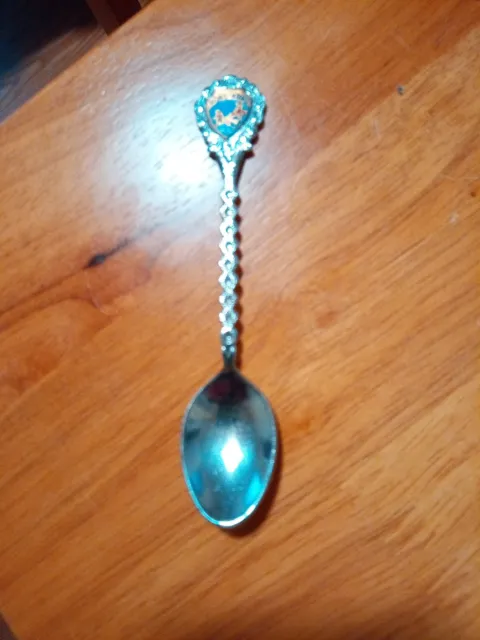 Hong Kong 4.5" Metal Souvenir Spoon Some Wear/Scratches See Pics📷👀👁️