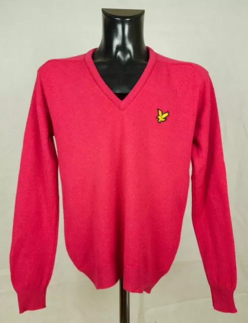 Mens Lyle And Scott Vintage Jumper 100% Wool Size L Vgc #..