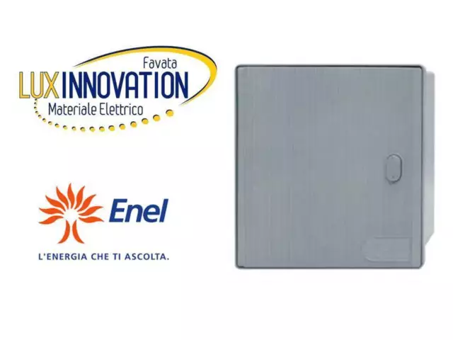CASSETTA CONTATORE ENEL 2 posti contenitore Enel con serratura 2 contatori  EUR 54,49 - PicClick IT