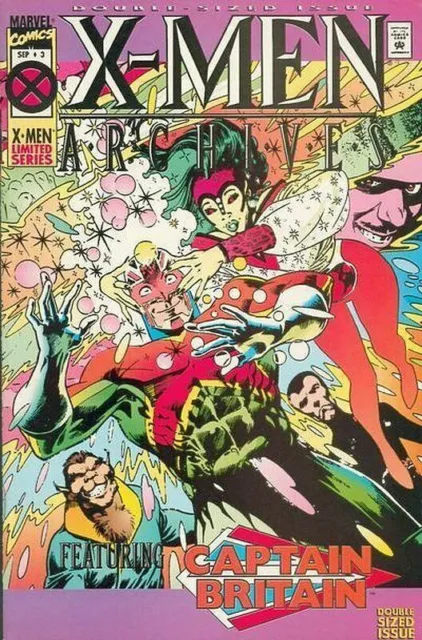 X-Men Archives Featuring Captain Britain #3 of 7 Marvel Comics Sep 1995 (FNVF)