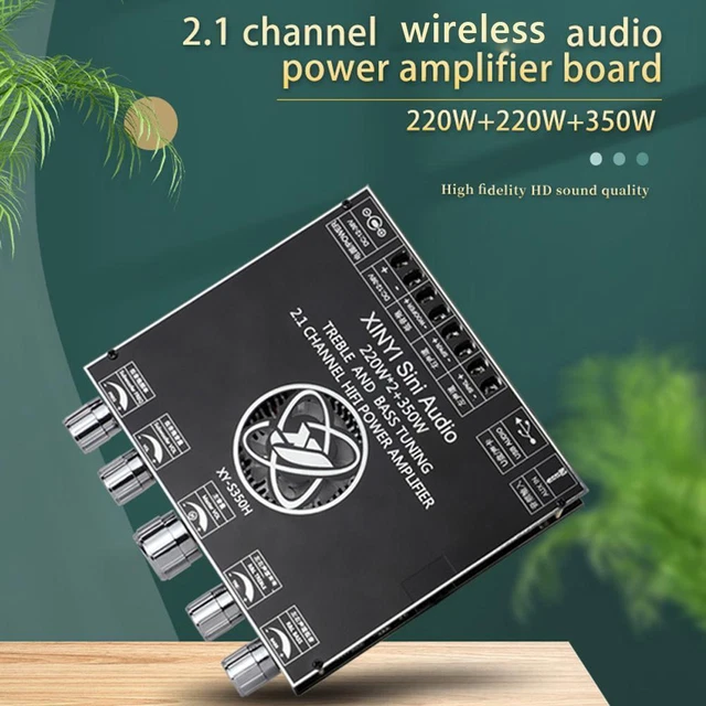 XY-S350H 220Wx2+350W Amplifier Bluetooth-Compatible+AUX+Sound Card Subwoofer Set