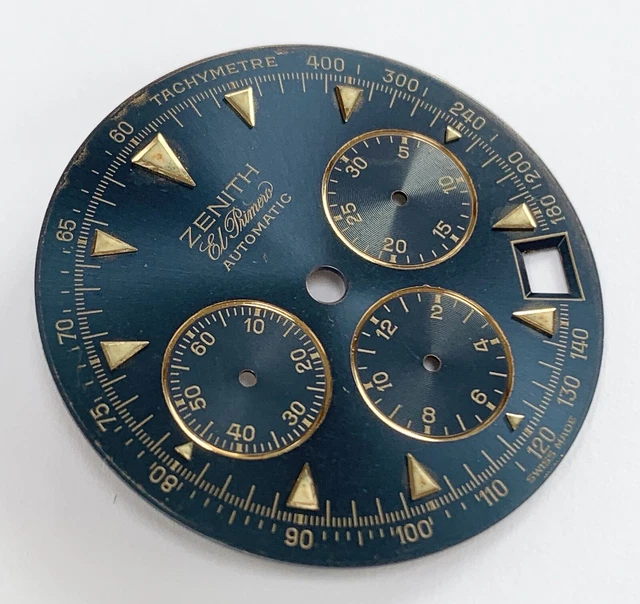 Mouvement Et Cadran Automatique Zenith Calibre 408 - Pour Réparation Ou Pièces Détachées Montre Vintage