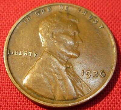 1936 Lincoln Wheat Cent - G Good to VF Very Fine