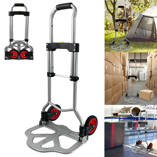 Carrello multifunzione 3 in 1, max 454 kg, in alluminio, pieghevole, per il trasporto