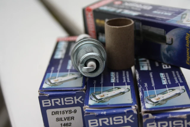 BRISK Silver DR17YS 1351 bougies benzine LPG methaan set van