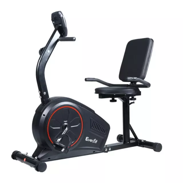 Everfit Magnetic Recumbent Exercise Bike Fitness Cycle Trainer Gym Equipment